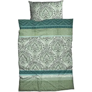 Traumschlaf Verena ornamental Grün 155 x 220 cm + 80 x 80 cm