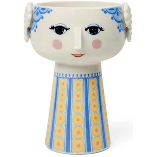 Bjørn Wiinblad Eve Vase Blau 18,5 cm