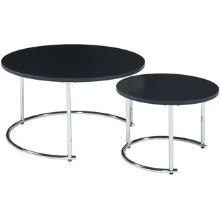 [en.casa] Christchurch Schwarz Metall 60 x 60 x 35 cm