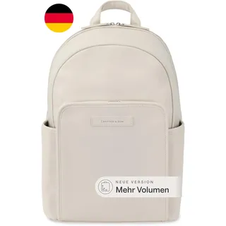 Kapten & Son Rucksack Aalborg NEW Sandstone 18 L | Rucksack Damen & Herren Beige