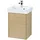 Waschbeckenunterschrank Anschlag rechts 41 x 55 cm Nordic Oak