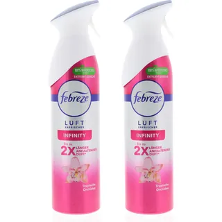 2 x Febreze Lufterfrischer Infinity Tropische Orchidee Raumspray je 300ml ent...