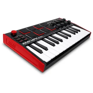 Akai Professionelle MPK Mini MK3 mit Kopfhörer Shure SRH240A
