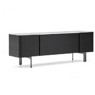 JVmoebel Sideboard Sideboard Stil Modern schwarz Luxus Design Esszimmer Kommoden Tische (1 St., 1x Sideboard), Made in Europa schwarz