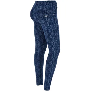 Freddy - WR.up® Jeans aus flachem Denim mit passendem Schlangenhautdruck, Farbiger Denim, S - S