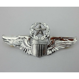 WWII US Army Air Forces Aviator Pilot Wings Abzeichen Captain USAAF Pin