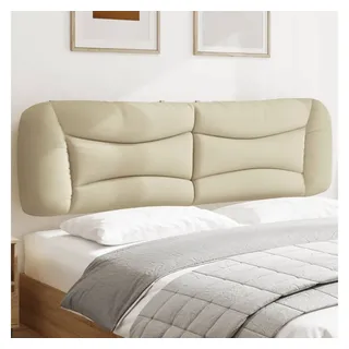 vidaXL Kopfteil-Kissen Hvar 180 x 15 x 48 cm Creme