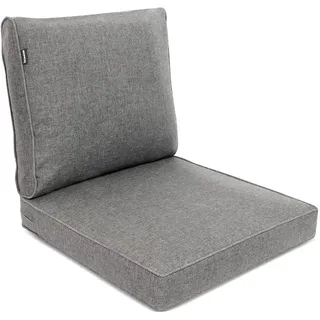 bomoe Loungekissen Ilano 70 x 70 cm Hellgrau