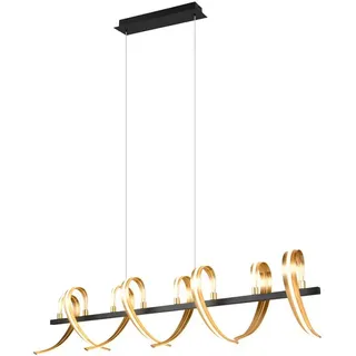 DesignLive Pendelleuchte Blair Metall Gold, Schwarz Gold /