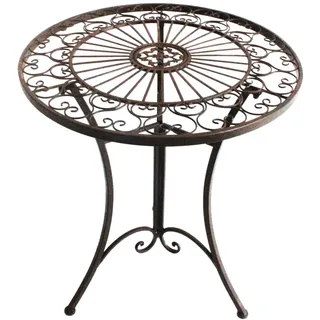 Dehner Metalltisch Antik, ca. Ø61/H72 cm