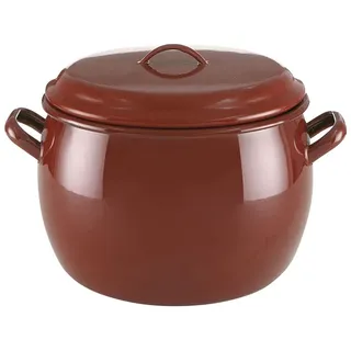 Quid Klassischer Emaille-Topf Kasserolle 20 cm rund