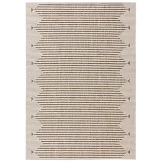 benuta Basic In- & Outdoor Teppich Kaleo - Beige 200x300 cm - Geometrische Muster - Wetterfest & UV-beständig für Balkon, Terrasse, Garten, Küchenteppich & Wohnzimmerteppich - Leicht zu Reinigen