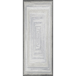 Novel Läufer, Grau, Dunkelgrau, Textil, rechteckig, 80x250 cm, Teppiche & Böden, Teppiche, Teppichläufer