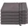 Waschhandschuh 5 x 16 x 22 cm anthrazit