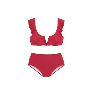 VIVANCE Bustier-Bikini Damen rot Gr.34 Cup C/D
