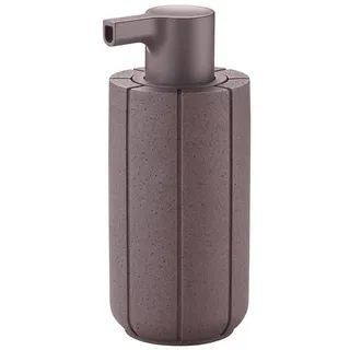 blomus Seifenspender -KUA- Spender, Flüssigseifenspender: modernes Design im Badezimmer, Recyceltes Polyresin, Nachfüllbar, 300ml Volumen, Anton Björsing braun 7 cm x 16.5 cm x 8 cm