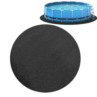 Niesel Pool Bodenplane Runden, Bodenschutzmatte Für Pools, Vorgeschnittene Durchstoßfeste Teichfolie, Poolunterlage Matte Für Outdoor Whirlpools Swimmingpool Bodenfolie Pool Unterlage Unterlegmatte