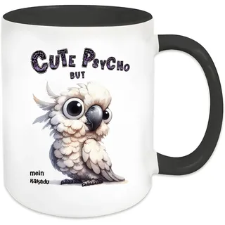 Kakadu Tasse, Dein täglicher Glücksbringer, Geschenk, Geschenkidee,Weihnachten,Geburtstag, A6599
