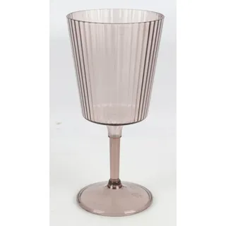 12x Weinglas 0,4L aus Kunststoff, Mehrwegbecher aus Plastik, Kelch für Partys, Grillen, Camping oder Gastronomie, Trinkbecher für Sekt und Cocktails - Rosa/Blau