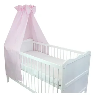 TupTam Betthimmel TupTam Babybett Himmel mit Schleifchen rosa