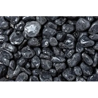 Bellamoli Granulati Kies Nero Ebano 40 - 60 mm schwarz 25 kg