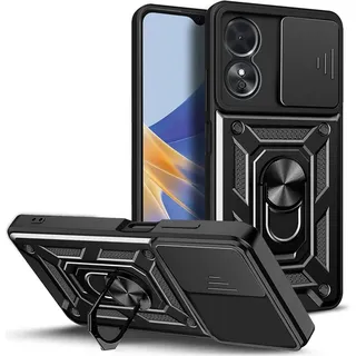 Techsuit Camshield Back Cover Hlle fr Samsung Galaxy A05s - Schwarz - Schwarz