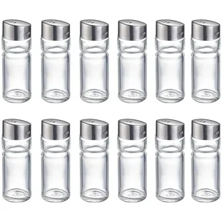 Westmark Universalstreuer 12 Stück 40 ml Silber/Transparent unbefüllt