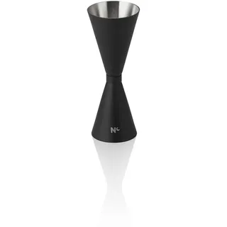 Slim Jigger NOCTURN, 3/4,5 cl, Ø 4,5 cm, Höhe 12 cm, schwarz matt, Chromnickelstahl 18/8