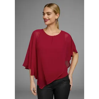 LAURA SCOTT Chiffonbluse rot 42