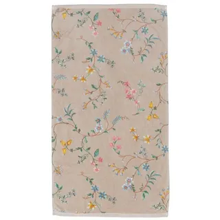 Pip Studio Les Fleurs handtuch 55 x 100 cm khaki