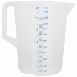 Schneider Messbecher 5,00 l geprägte Skala,
