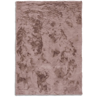 SCHÖNER WOHNEN-Kollektion Fellteppich Tender 160 x 230 cm Polyester Rosa Altrosa