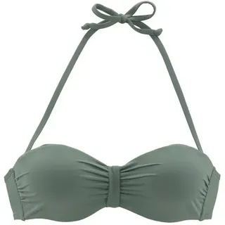 BENCH Bikini-Top Damen Grün 34 Cup C