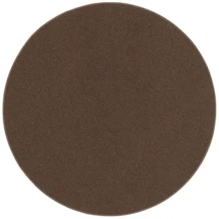 Snapstyle Feinschlingen Veloursteppich 100 x 100 cm Braun