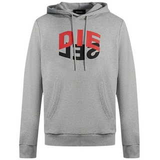Diesel Kapuzensweatshirt Regular Fit Logo Print Hoodie - S-GIRK-HOOD-N1 Grau grau L
