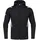 Kapuzenjacke schwarz meliert/weiß S