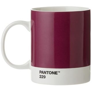 Pantone Kaffeetasse, Porzellan, Aubergine 229, 8.4 Centimeters cm