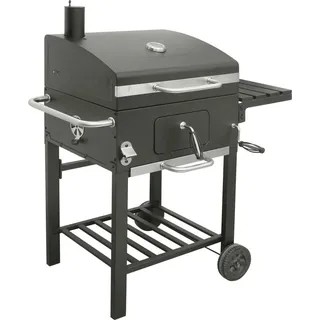 Landmann Holzkohle-Gartengrill Comfort Basic+ Gussrost 54x43 cm (11528) + Abdeckung