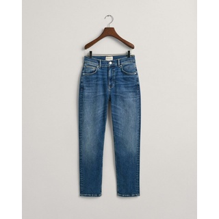 GANT Verkürzte Slim Fit Jeans - Blau - 26