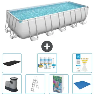 Bestway Power Steel Rechteckig - 640x274x132 Cm - 8-teilig  S599