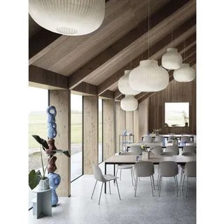 Pendelleuchte Muuto, Weiß, für Esszimmer, Metall - 36.4