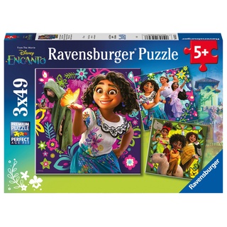 Ravensburger Kinderpuzzle 05657 - Lasst euch verzaubern! - 3x49 Teile Disney Encanto Puzzle für Kinder ab 5 Jahren