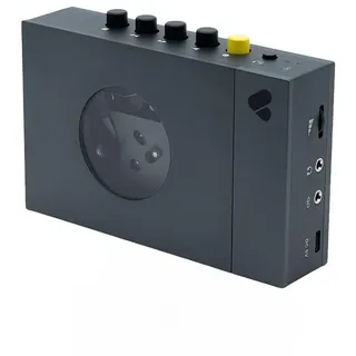 we are rewind Tragbarer Bluetooth Kassettenspieler Keith grau WE-001-G1