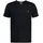 Slim V-Neck T-Shirt schwarz XXL