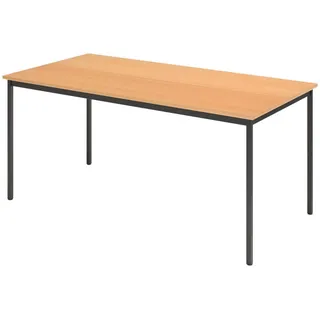 bümö Tisch 160 x 72 x 80 cm Buche/Schwarz
