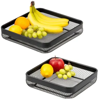 ELUNO Obstkorb – Brotkorb 2er Set, eckig | Gr.: onesize