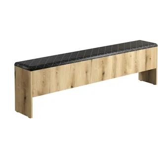 trendteam Sitzbank Esteban Braun/Grau 185 x 54 x 30 cm