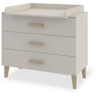 Pinolino Wickelkommode Tami, Weiß, Holz, Eiche, massiv, 3 Schublade(n) Schubladen, 110x101x77 cm, Babymöbel, Wickelkommoden & Zubehör, Wickelkommoden