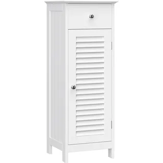 VASAGLE Badschrank BBC43WT weiß 32,0 x 30,0 x 87,0 cm