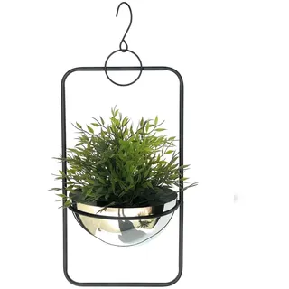 DanDiBo Ambiente Blumenampel 22,5 x 54 cm Silber